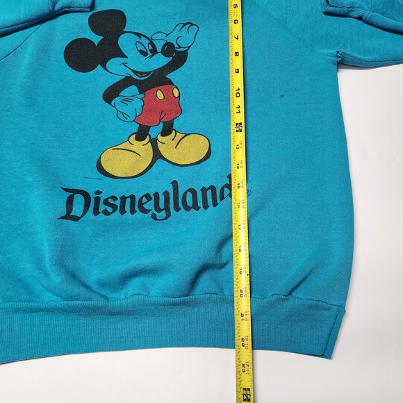 Vintage 80s Disneyland Mickey Mouse Sweatshirt USA Made Women's M - Picture 8 of 8